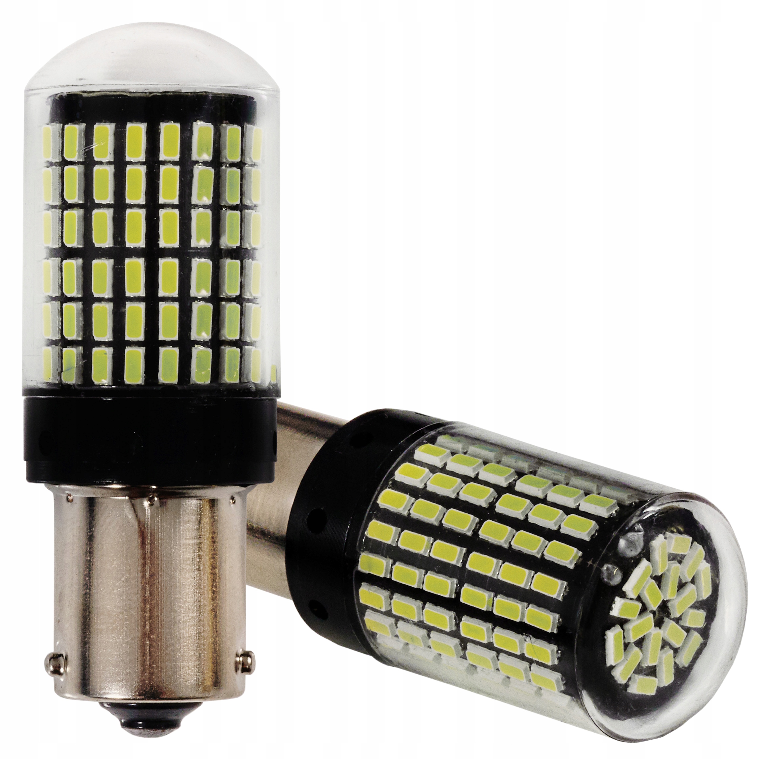 

Żarówki Led 2 x P21W 144x Smd BA15S Białe Ford