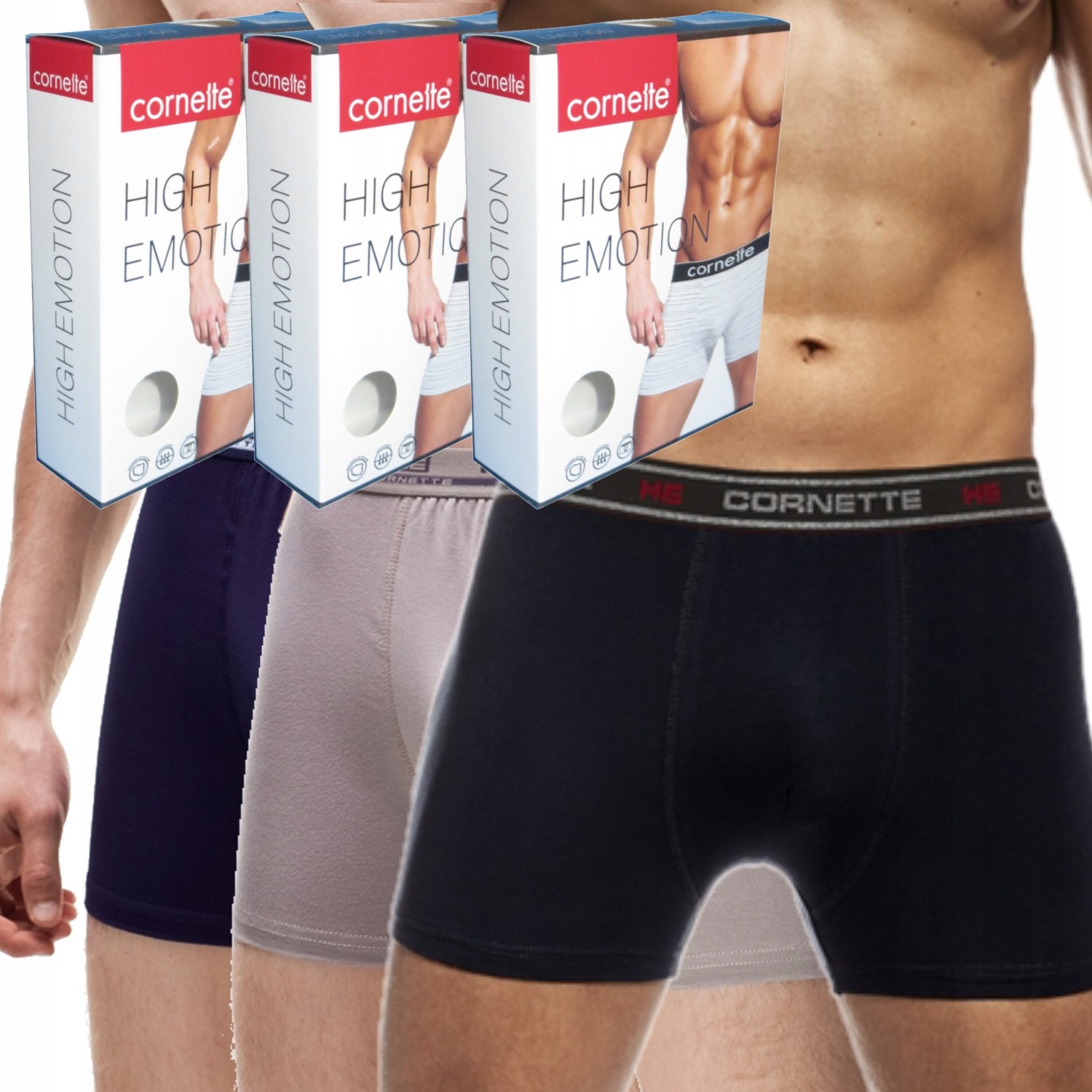 

Cornette szorty High Emotion 503 boks 3 pak 3 szt