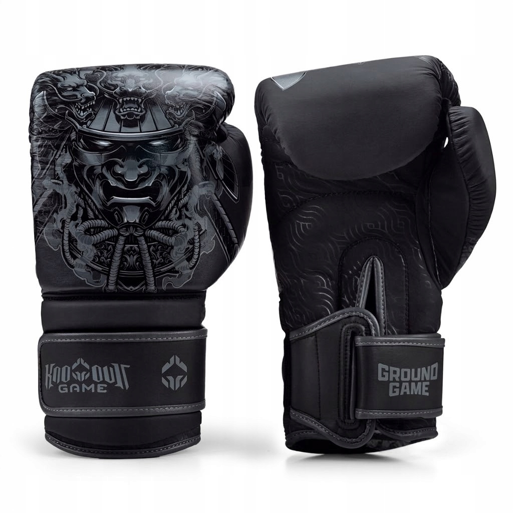 Rękawice bokserskie Ground Game Samurai Shadow 14oz Muay Thai Mma Skóra