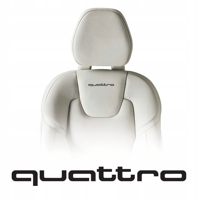 

Naklejka na fotel skórzany z logo Audi Quattro 1