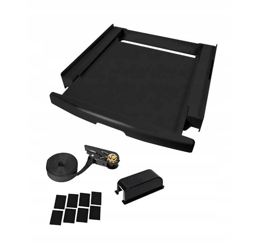 Univerzální spojka s poličkou pro sušičku pračky Scanpart černá