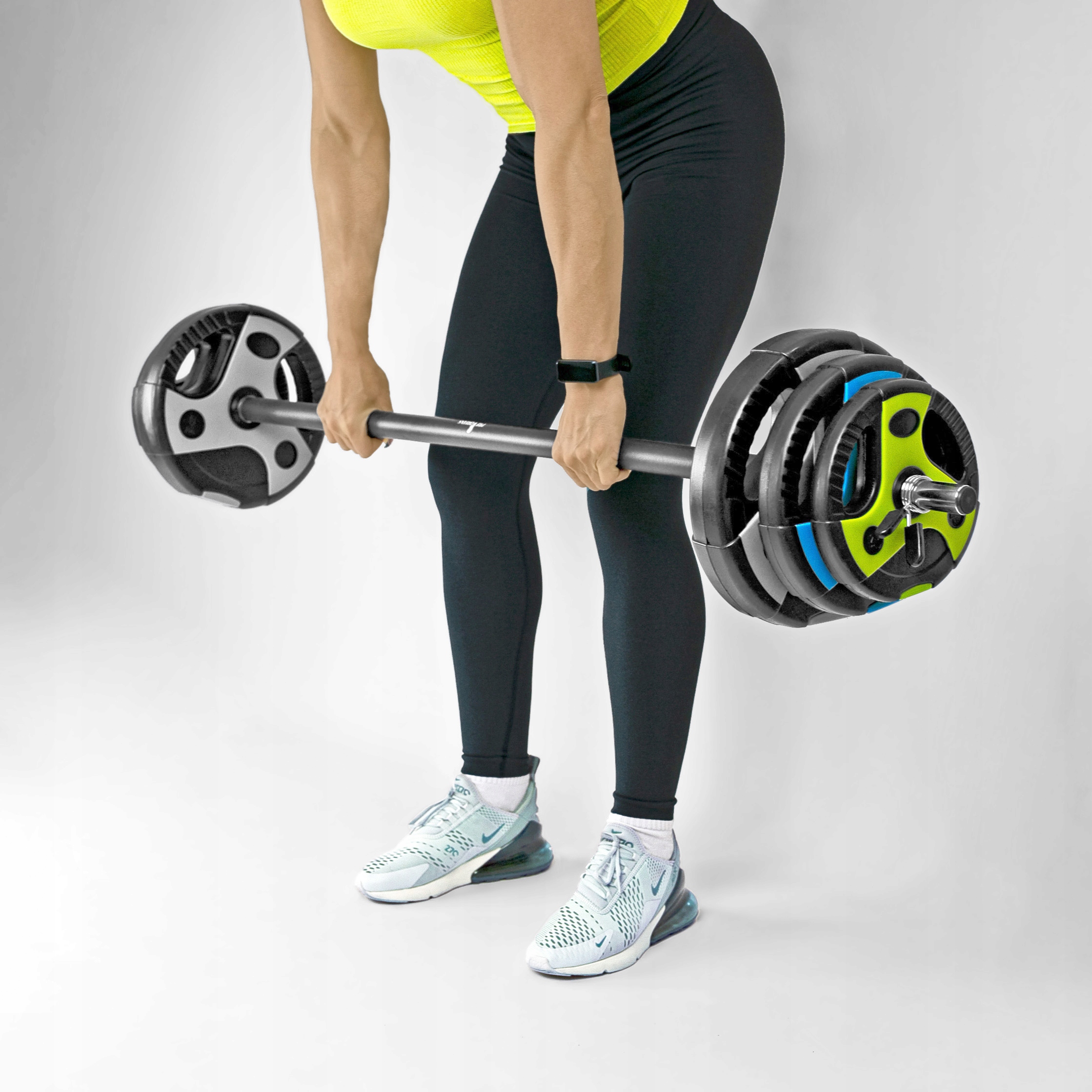 SZTANGA SKRĘCANA Z OBCIĄŻENIEM REGULOWANA ZESTAW GRYF Z OBCIĄŻENIEM 20kg Marka Pretorians