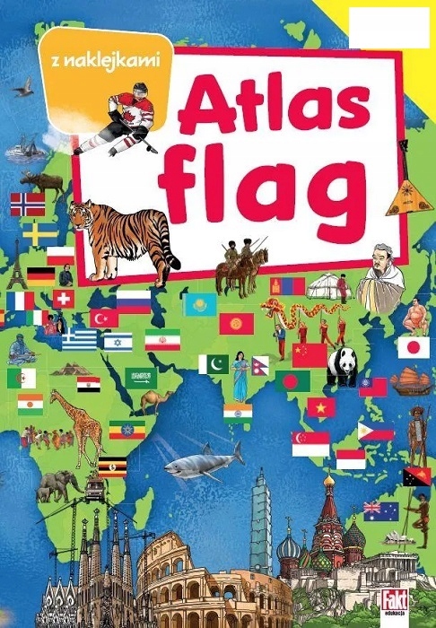 ATLAS FLAG. Z NAKLEJKAMI
