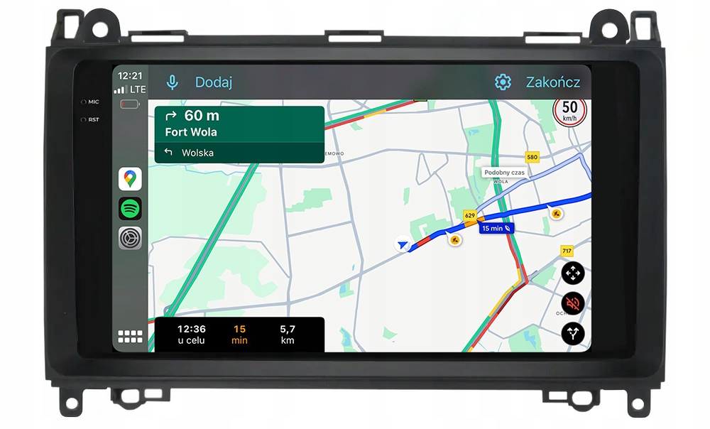 Mercedes Sprinter Crafter Vito Viano W245 Rádio Navigace Android 12GB Ram