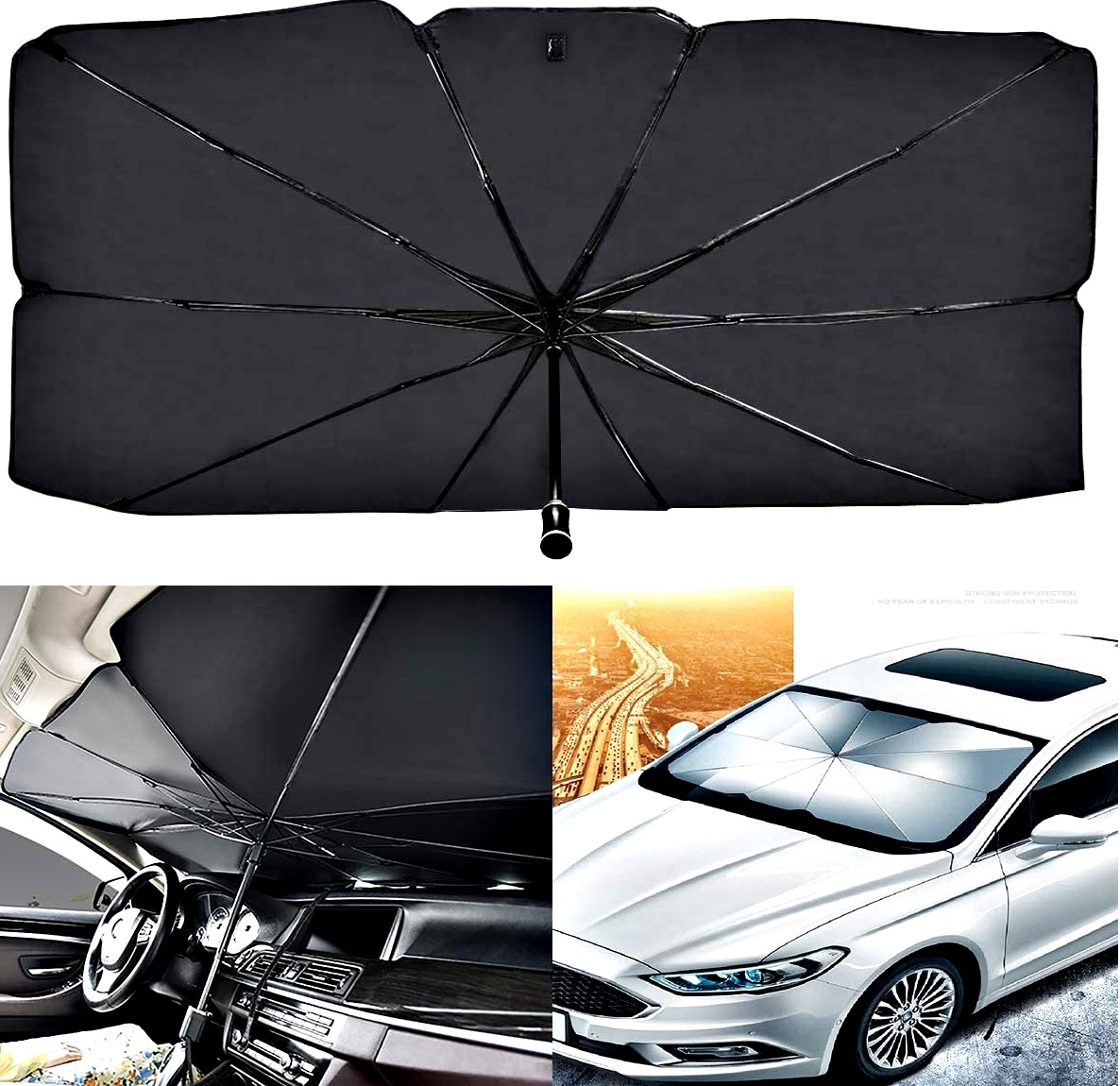 OSŁONA SZYBY SAMOCHODOWY PARASOL PRZECIWSŁONECZNY