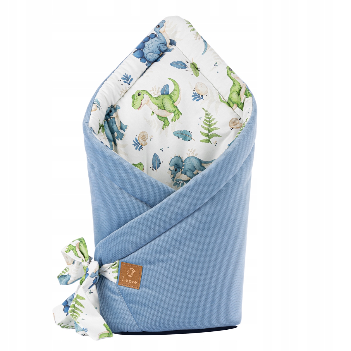 Bawełniany Rożek Becik Niemowlęcy, Dinozaury, Lepre