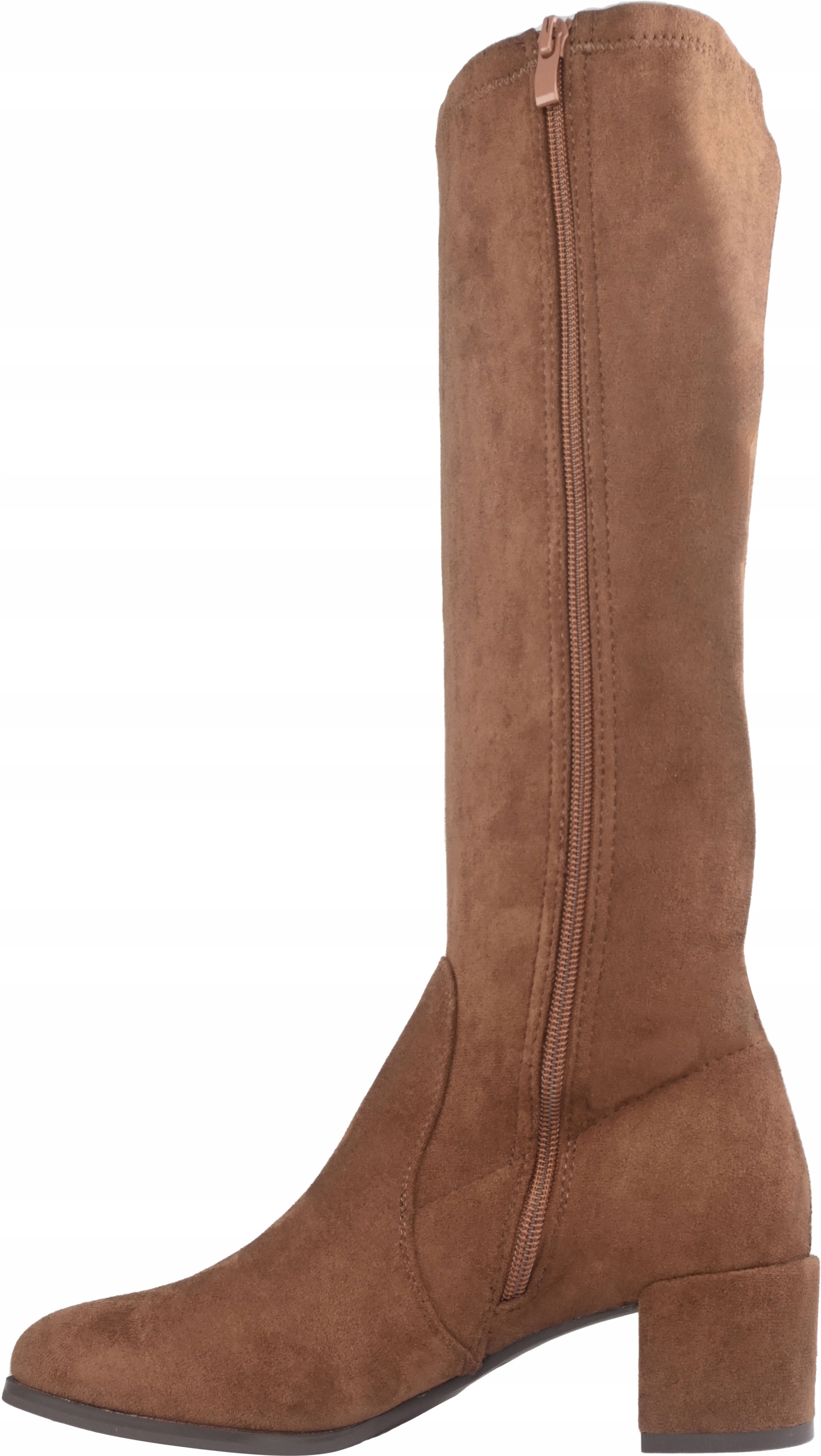 Kozaki Sergio Leone KZ 205 zamszowe brązowe ciemny camel r.38 Marka inna