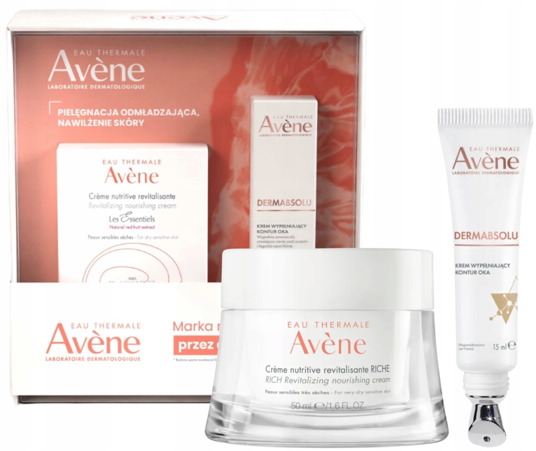 Avene Zestaw Kosmetyków Dermabsolu krem odżywczy do twarzy krem pod oczy