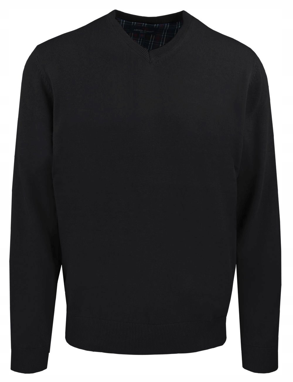 Pánský svetr se srdíčkem (V-neck) Adriano Guinari černý L