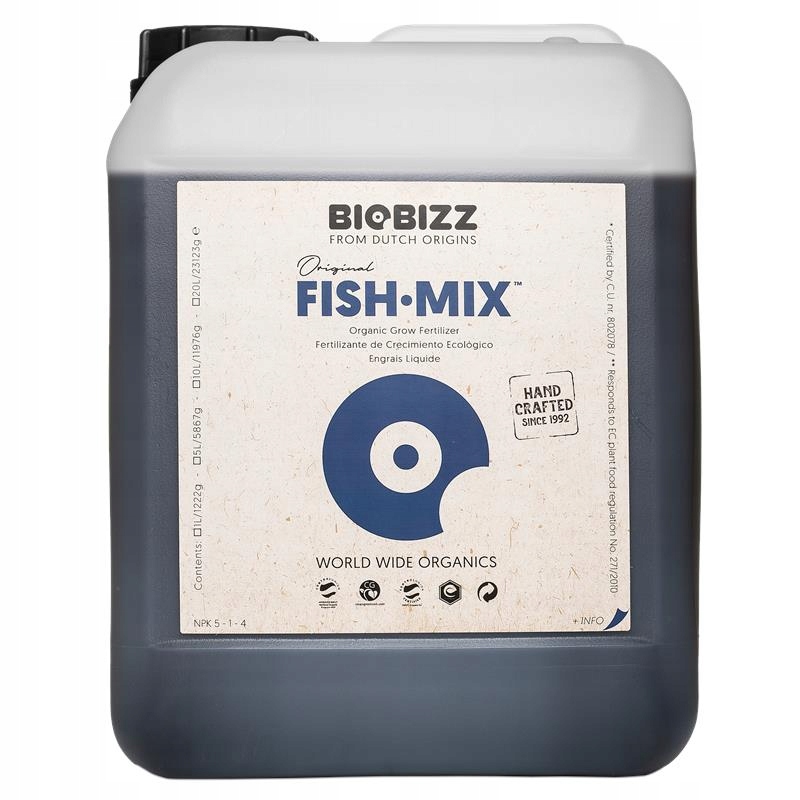 Biobizz Fish-mix 5L nawóz na wzrost emulsja z ryb