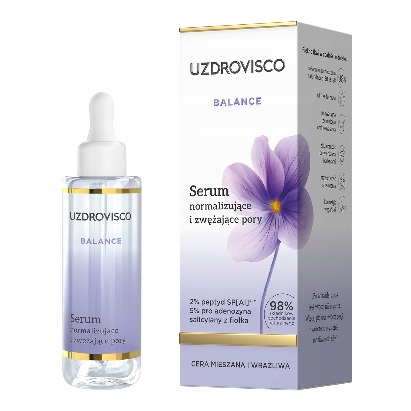 Uzdrovisco Balance Serum normalizující a zužující póry 30 ml