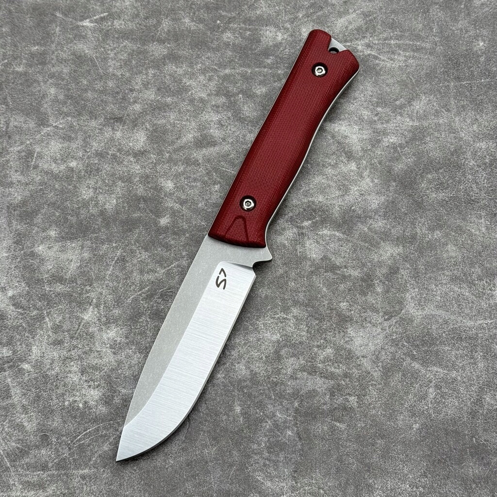 Nůž pro přežití SJ-Knife Templar Carmine Full Tang Elmax|Micarta|Kydex