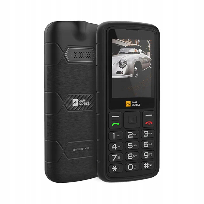 Agm M9 4G ütés- és vízálló IP68 mobiltelefon, független, Dual Sim, fekete