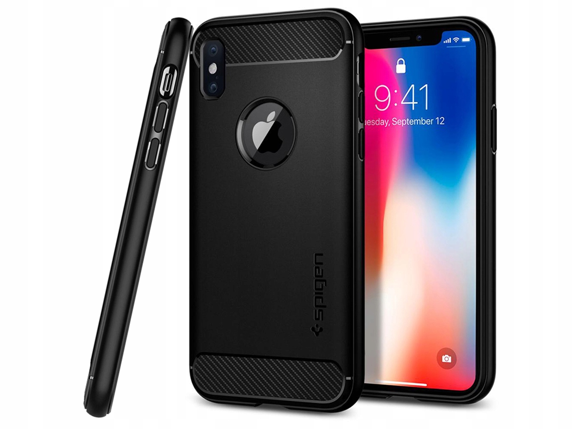 

Spigen Rugged Armor etui Iphone X/xs Case Jakość
