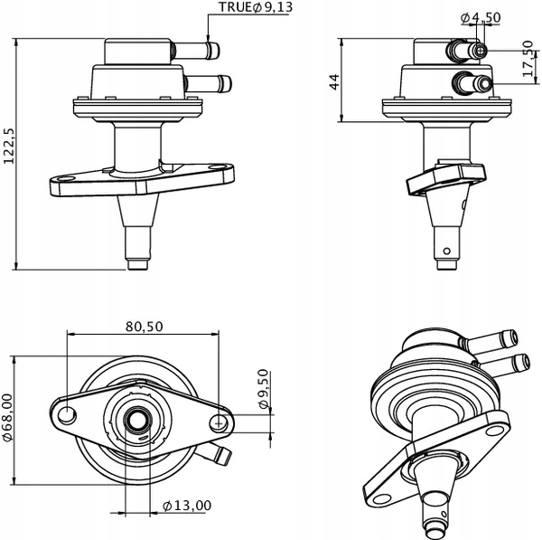 Pompa paliwa zasilająca Kramp Producent części Kramp