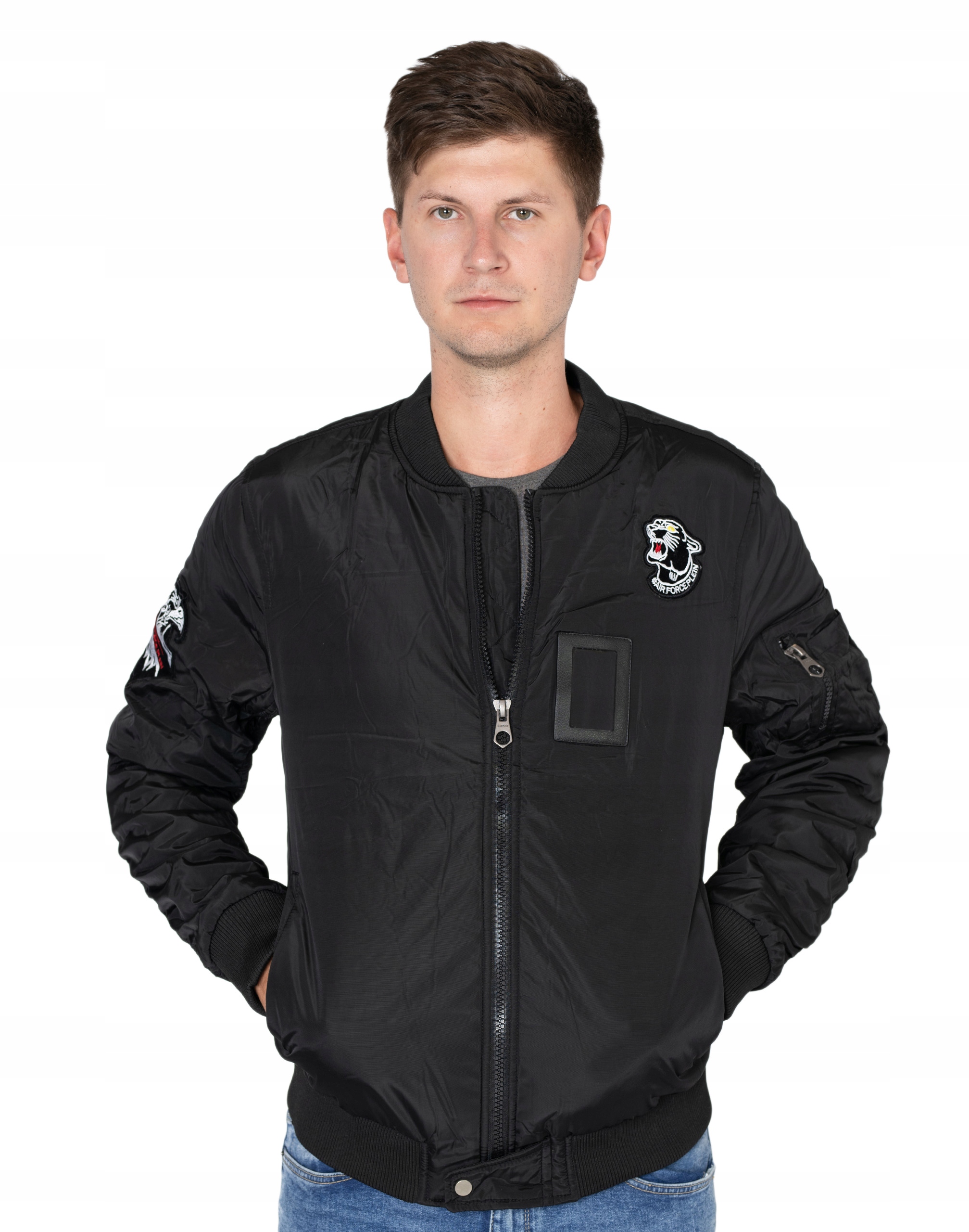 

Kurtka Bomberka Męska Pilotka Ocieplana J906-1 r L