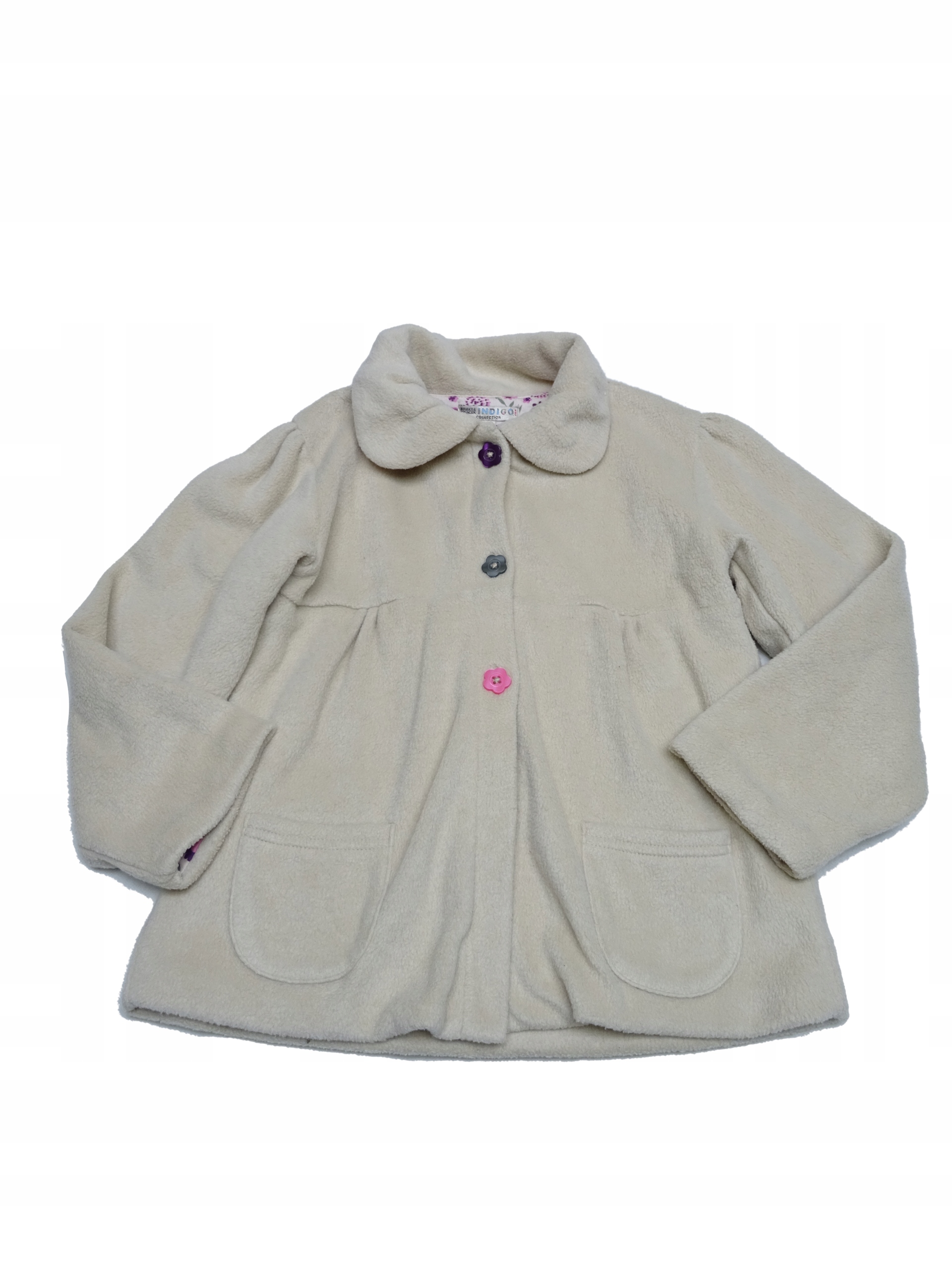 PŁASZCZ MARKS&SPENCER 122 6/7 LAT POLAROWY