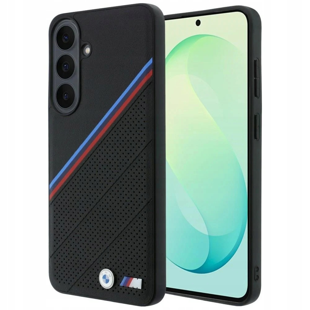Bmw M Tricolor Metal Logo MagSafe Samsung Galaxy S26 Fe černá