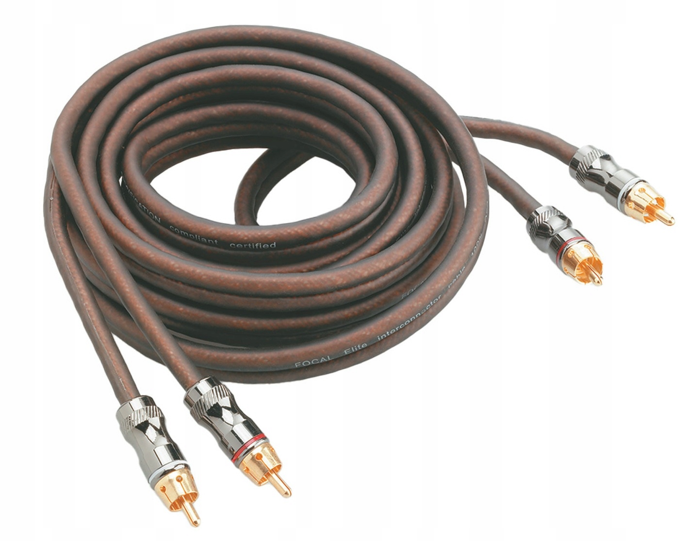 Przewód Stereo Rca Focal ER3 3m Premium Ofc Ekranowany Czincz Audio