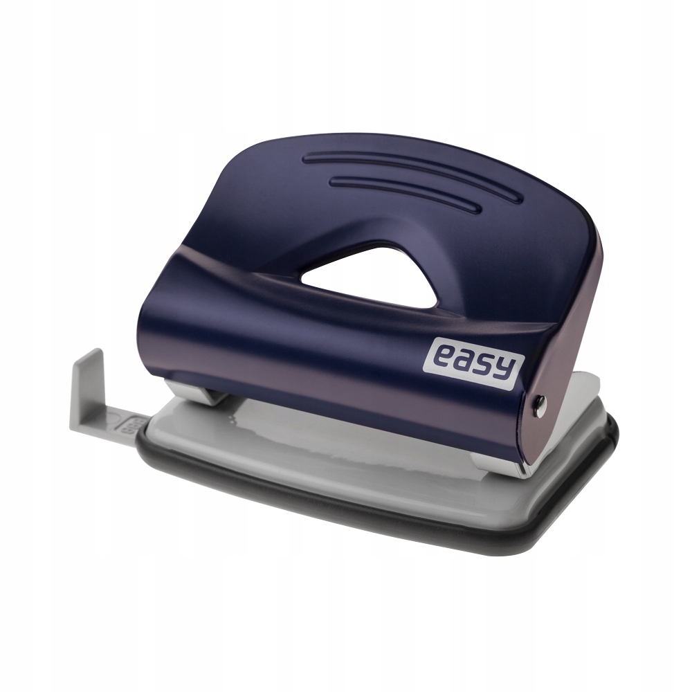 DZIURKACZ METALOWY BIUROWY EASY 15 KARTEK NIEBIESK