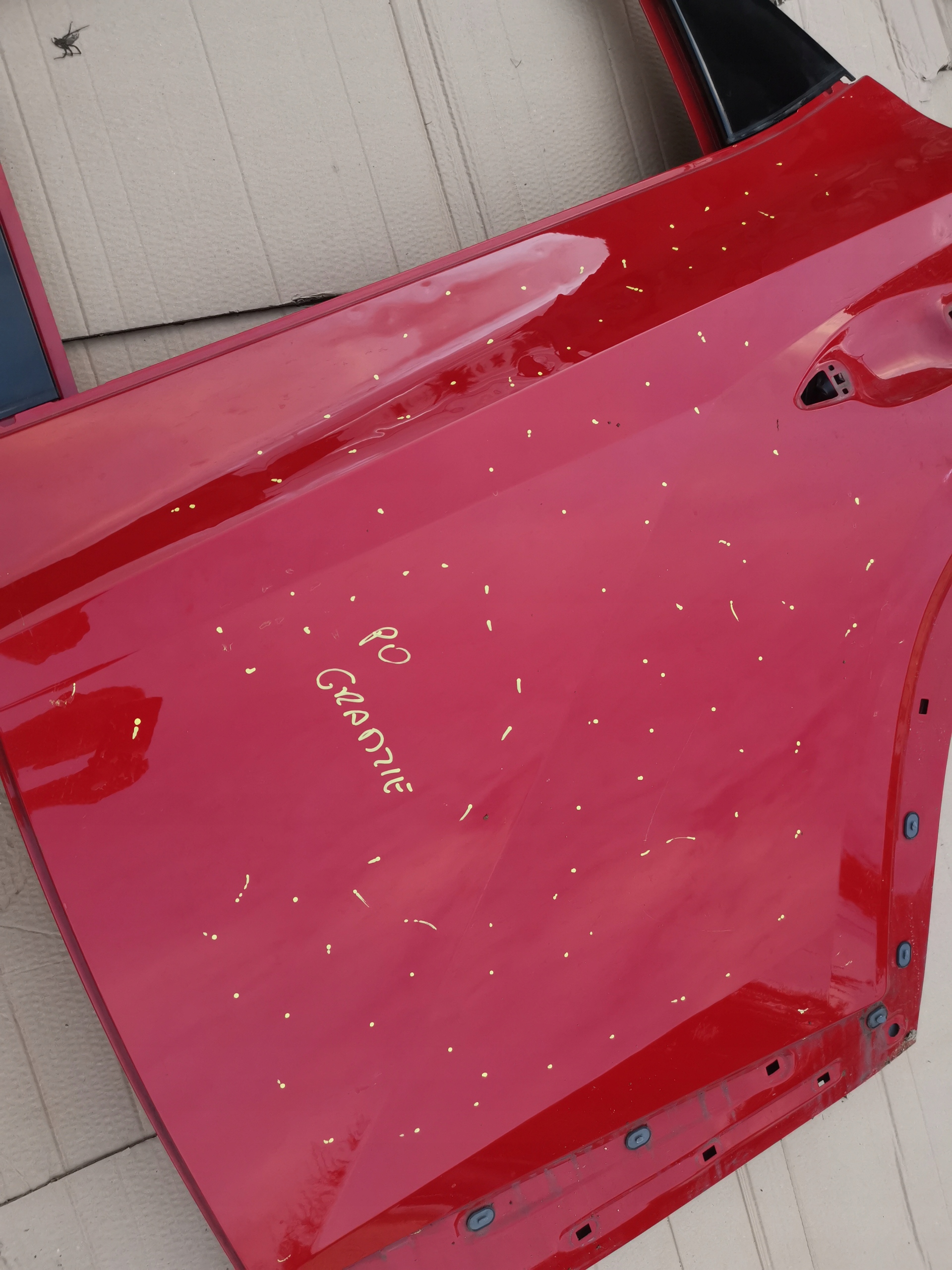 door rear. left rear part left Tucson 4 IV red Hyundai