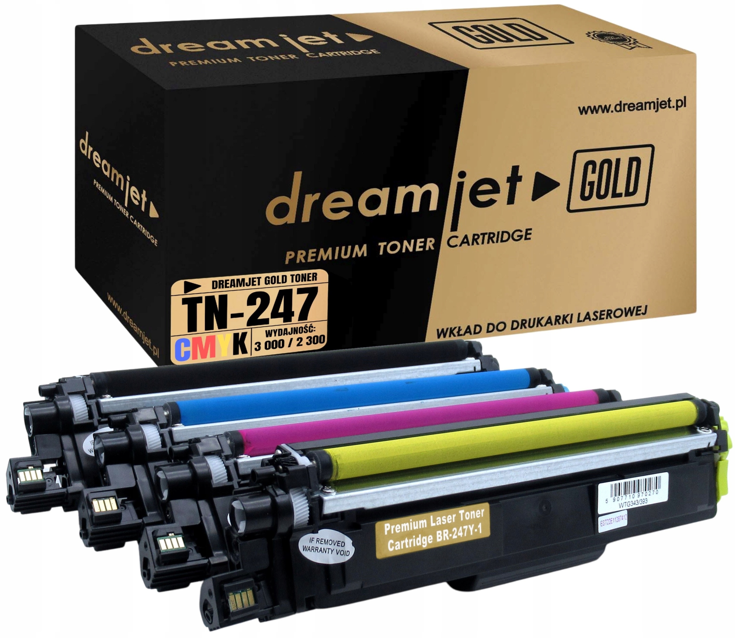 TN247 Sada náhradních tonerů pro tiskárnu Brother DCP-L3510 MFC-L3770