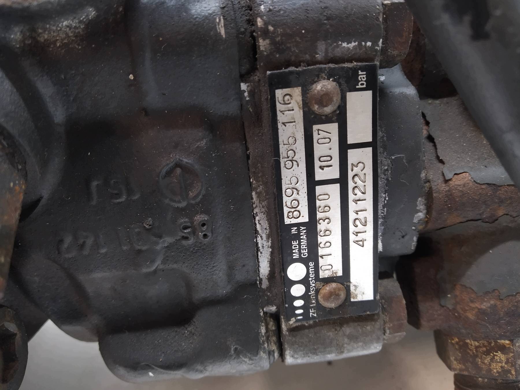 KOMPRESOR Achsträgers Pumpe hydraulische IVECO Dennis Eagle Elite 2