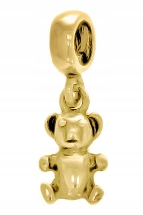 

Charms złoty Misiek srebro 925 do Pandora
