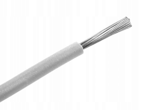 2× Przewód silikonowy SiF0,25-R 500V biały 1mb