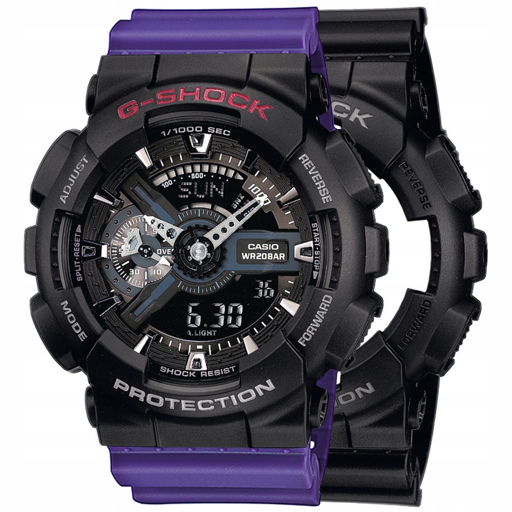 Hodinky Casio G-Shock Set GA-110-1BER Bezel 10378531 Řemínek 10498156