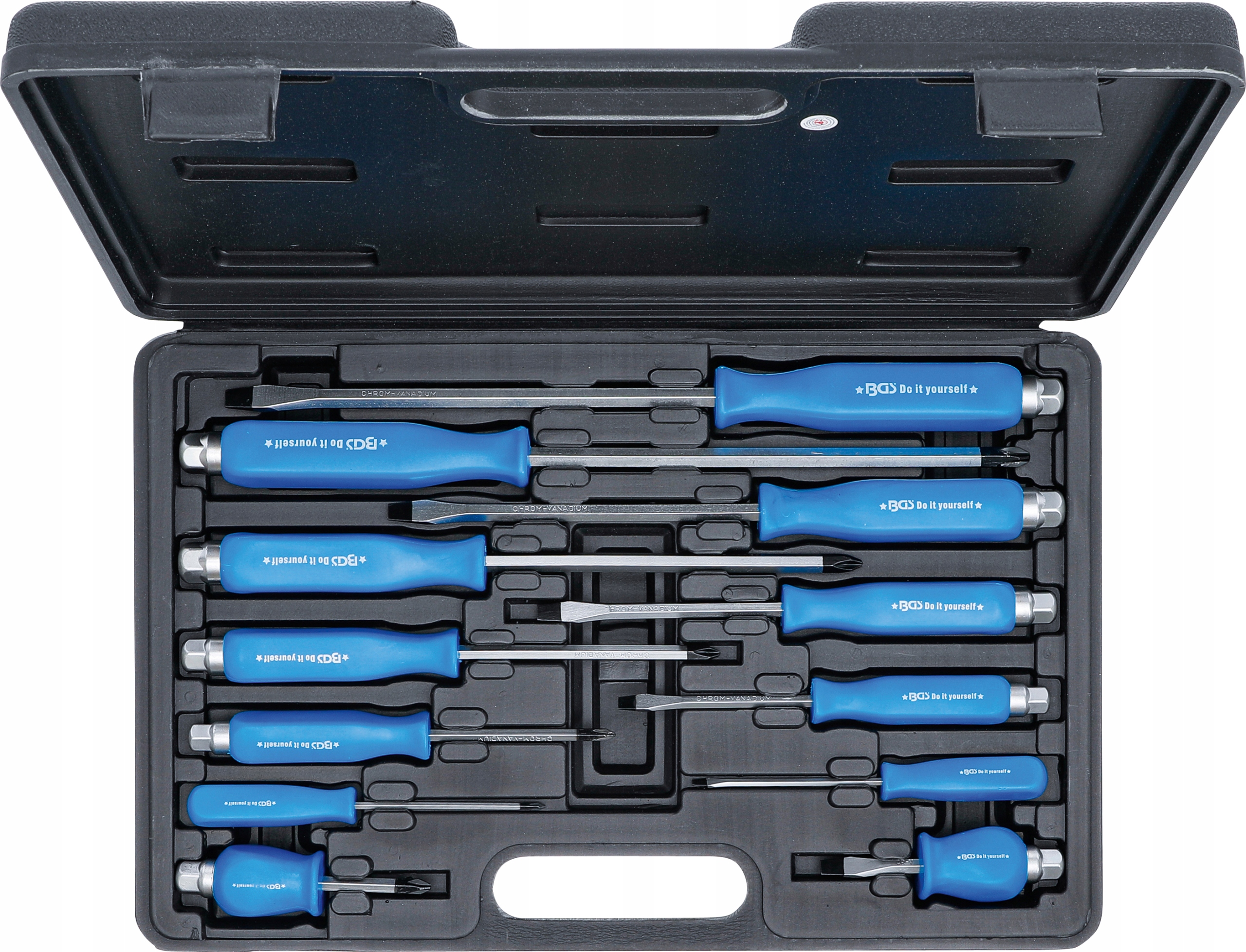 Набор отверток 12шт для мастерской чемодан