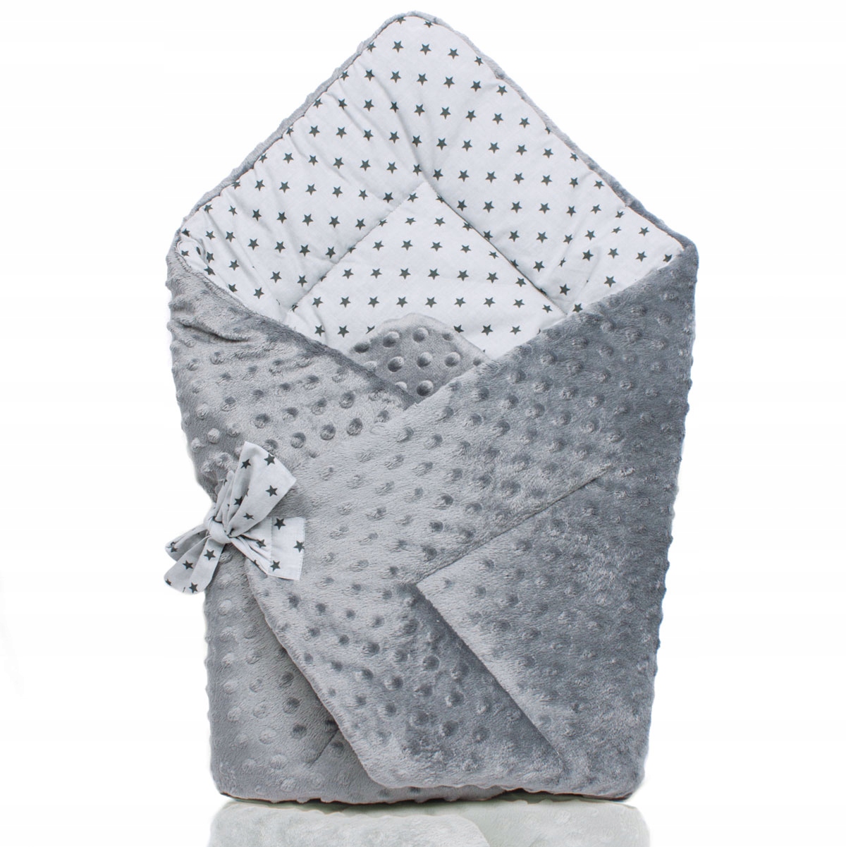 

Palulli niemowlęcy rożek Minky 80x80 becik otulacz