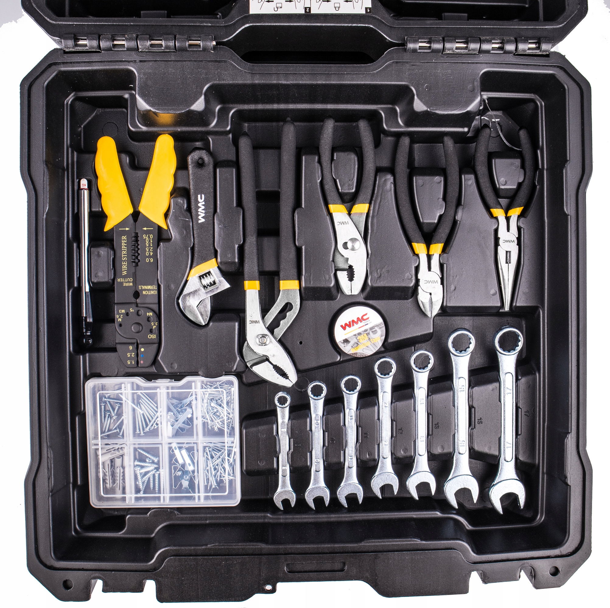 ZESTAW KOMPLET NARZĘDZI KLUCZY NASADEK BITY DUŻY XXL 400 ELEMENTÓW WALIZKA Liczba elementów w zestawie 400