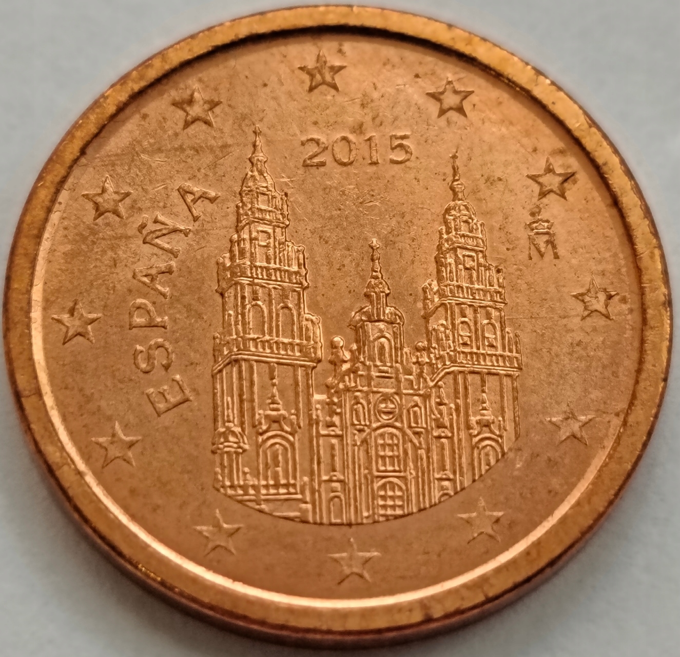 4037 - Hiszpania 1 eurocent , 2015