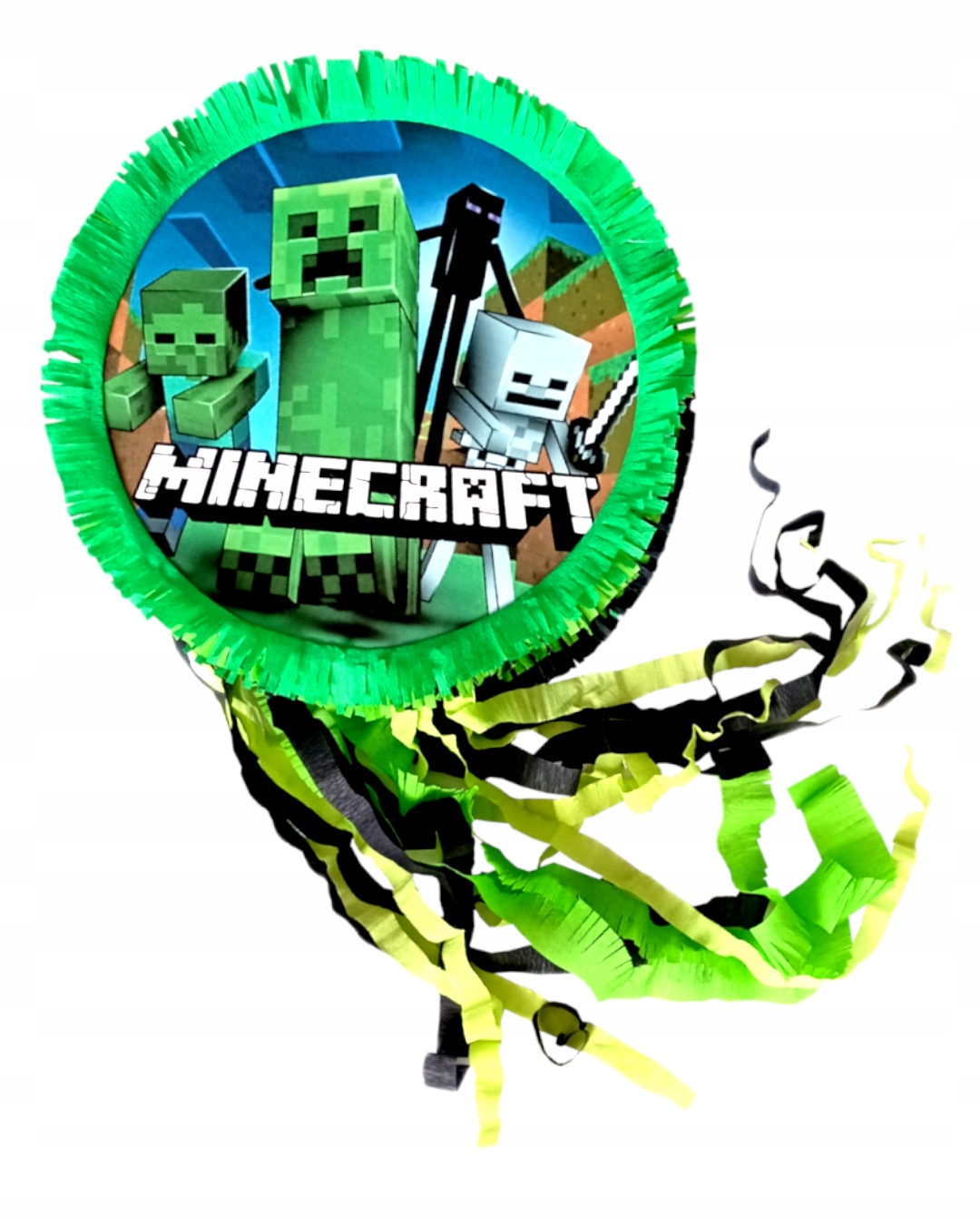 MOCNA PINIATA MINECRAFT + KIJ + PERSONALIZACJA GRATIS CREEPER