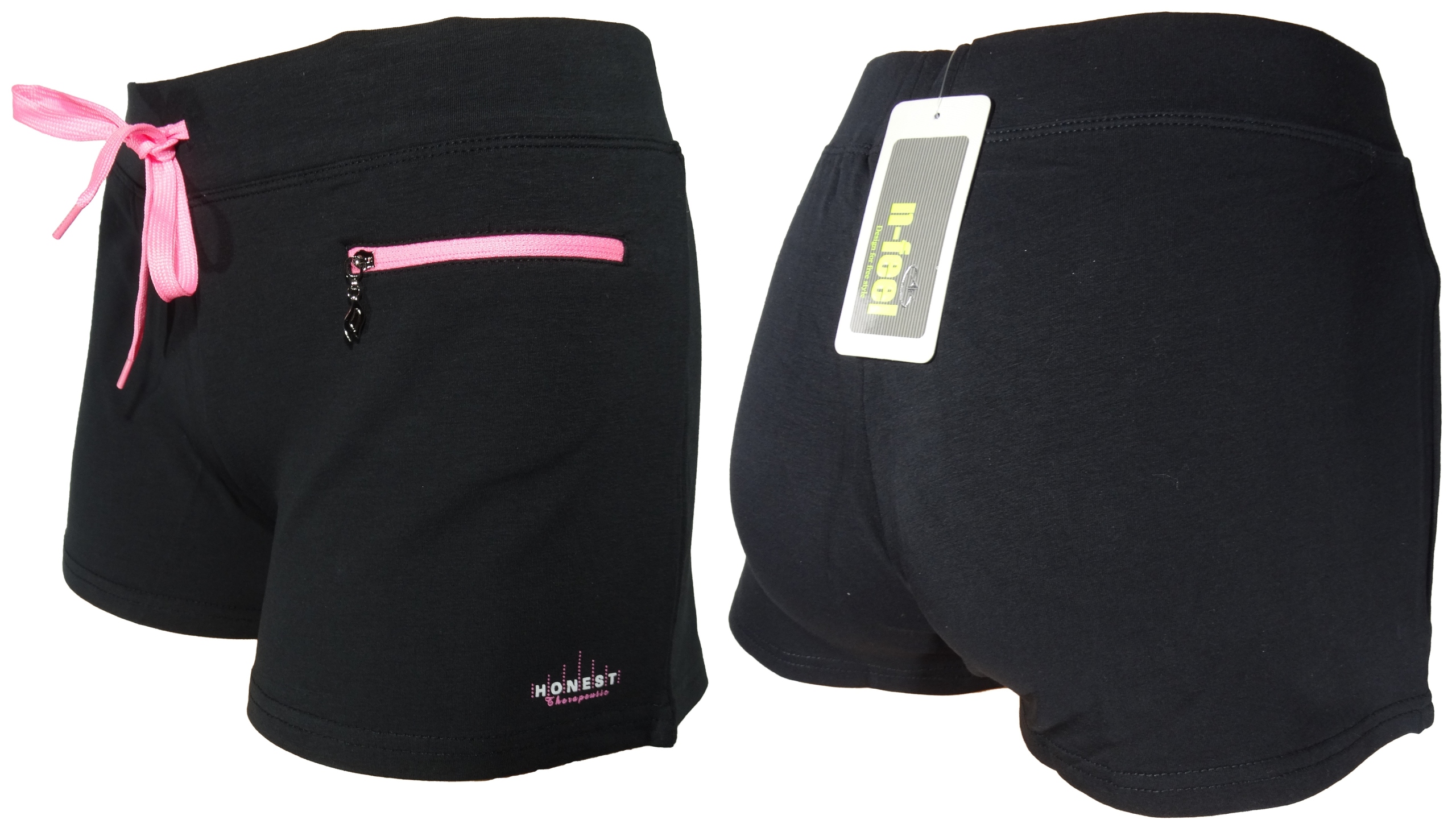 

Dresowe krótkie spodenki damskie marki N-feel M