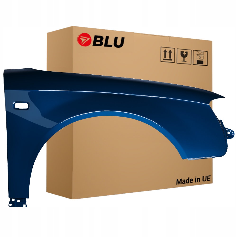 Blu Blatník Audi A4 B7 LZ5C pravý modrý 04-08 přední