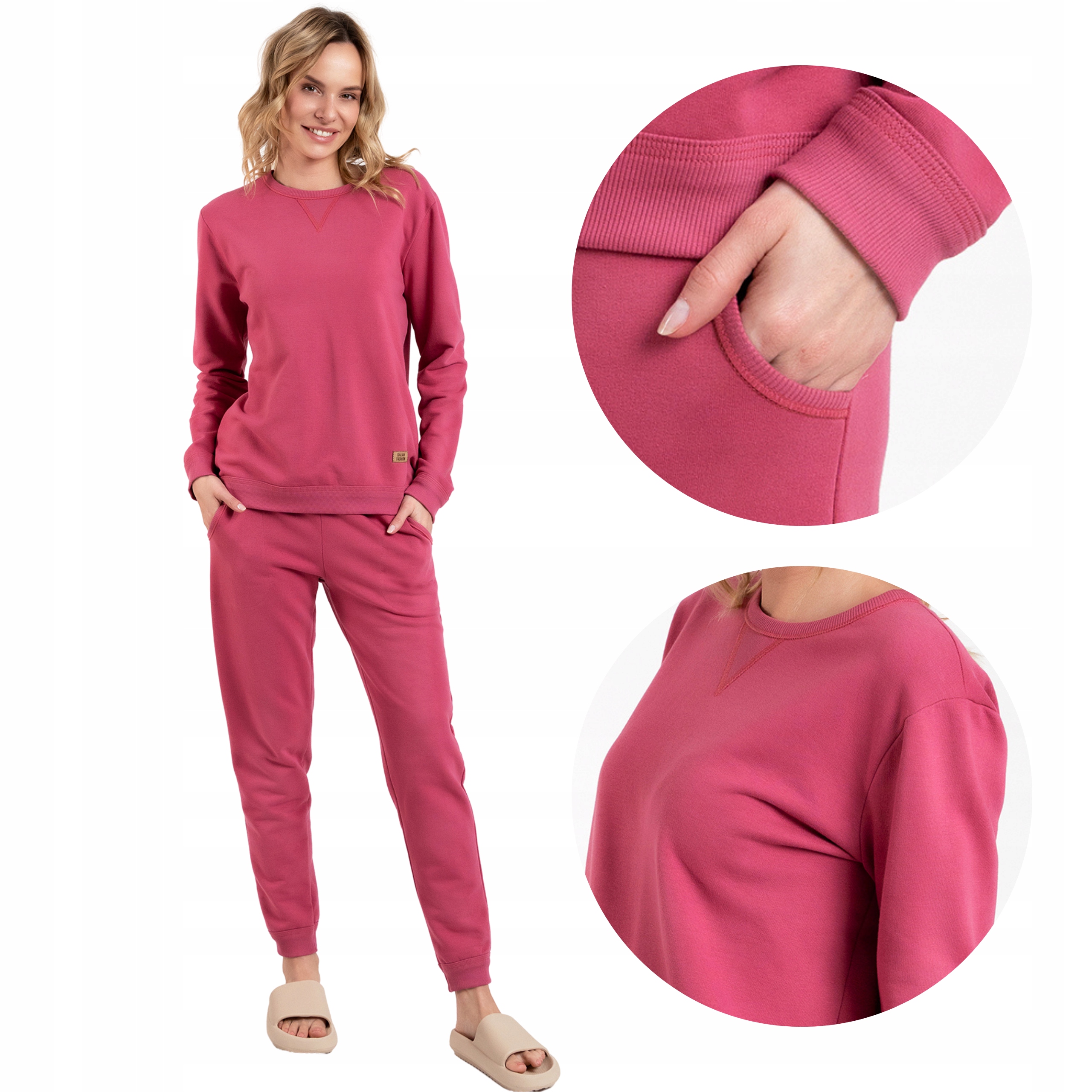 Dámská Tepláková Souprava Bavlněná teplákovka XXL Panama Italian Fashion