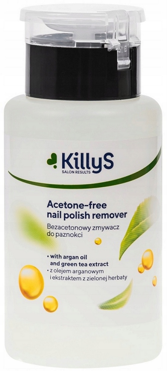 KillyS ZMYWACZ BEZACETONOWY Z POMPKĄ 200ml