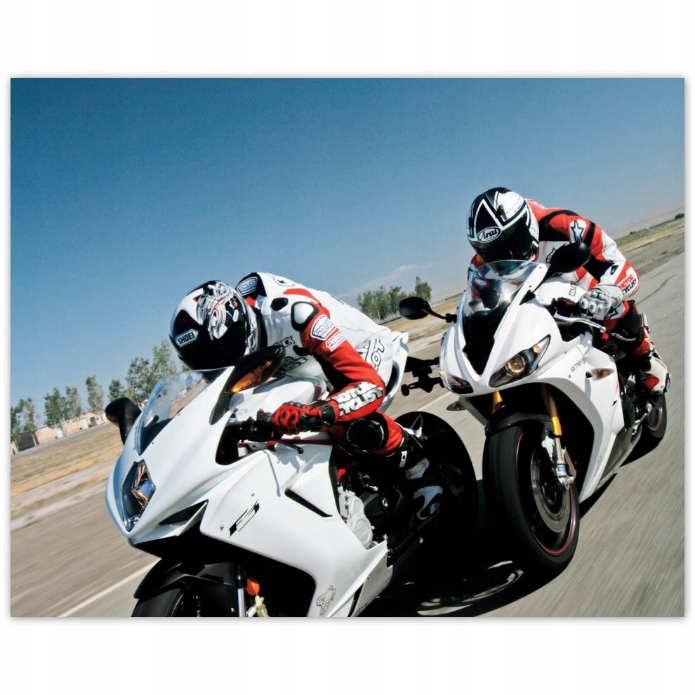 

Plakat 50x40 Ścigacz motor Motocykl