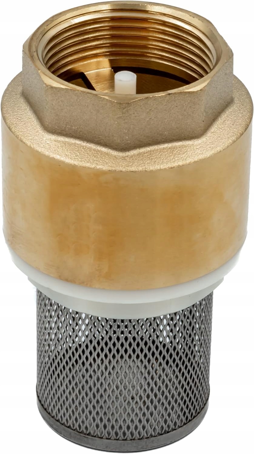 Zawór zwrotny mosiężny z koszem ssącym 1"