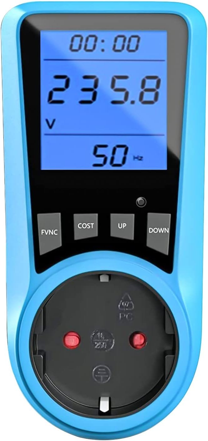 MIERNIK ZUŻYCIA ENERGII 16A LCD max 3680 W 7 trybów monitorowania