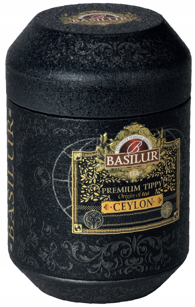 Čaj černý Basilur Premium Flowery sypaný z Cejlonu plechovka 50 g listů