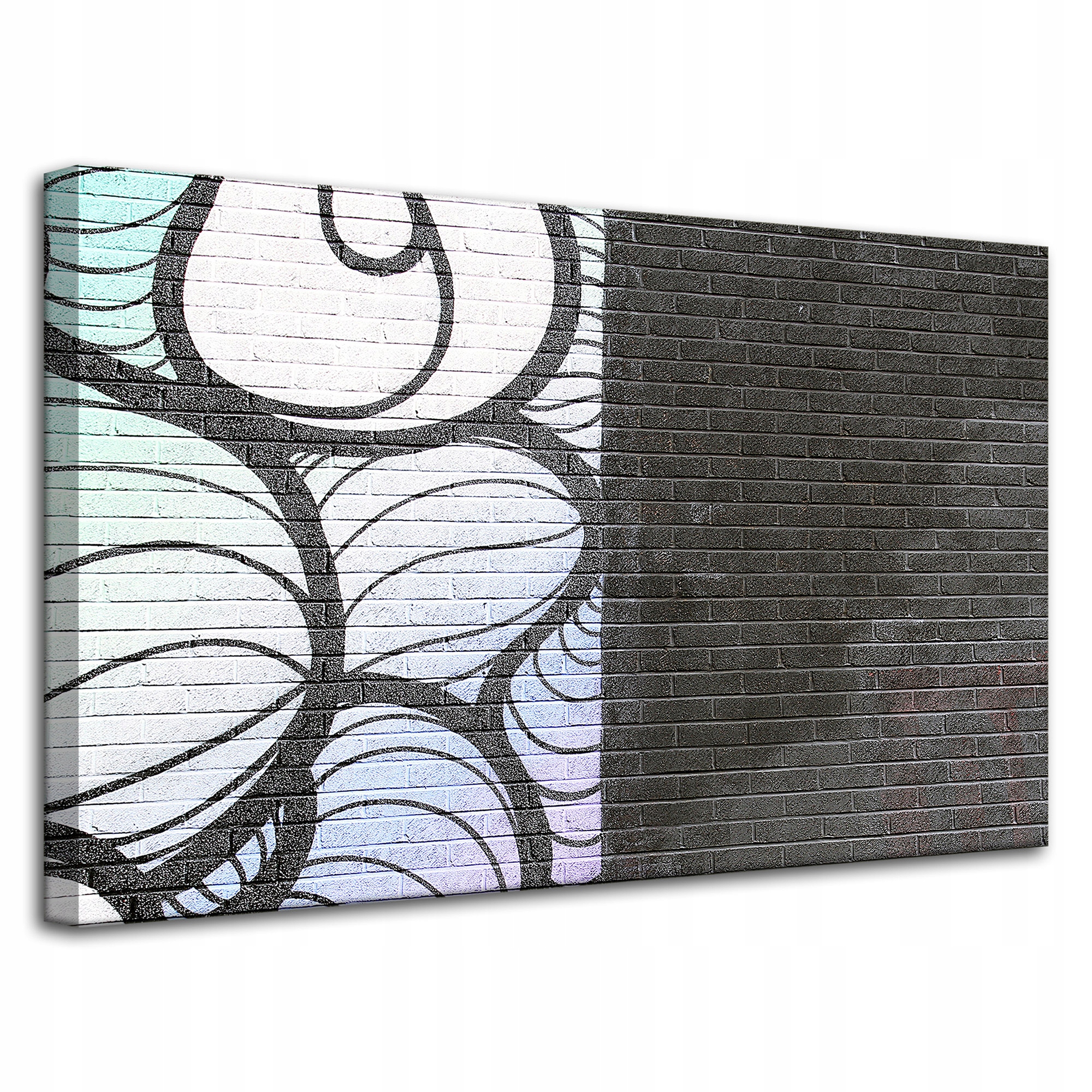 Obraz Canvas Architektura Murální cihla 80x50 cm