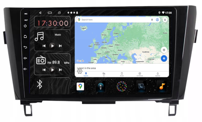 RADIO NAWIGACJA GPS ANDROID CARPLAY NISSAN QASHQAI J11 13-21 2/32GB SIM