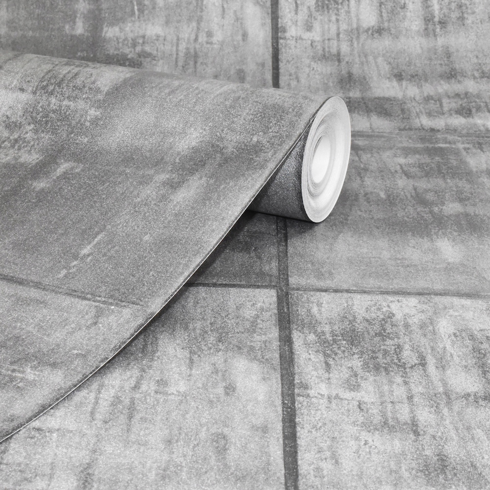 TAPETA ŚCIENNA BETONOWE PŁYTY BETON POPRZECIERANY