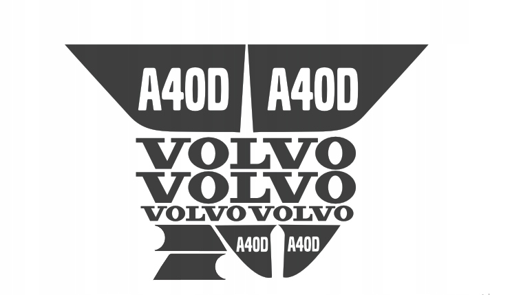 Samolepky Volvo A25 A30 A35 A40 B C D