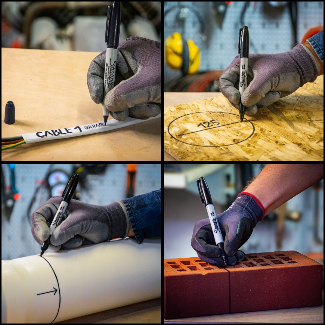 Marker permanentny Sharpie Fine czarny pisak budowlany Kod producenta S0810930