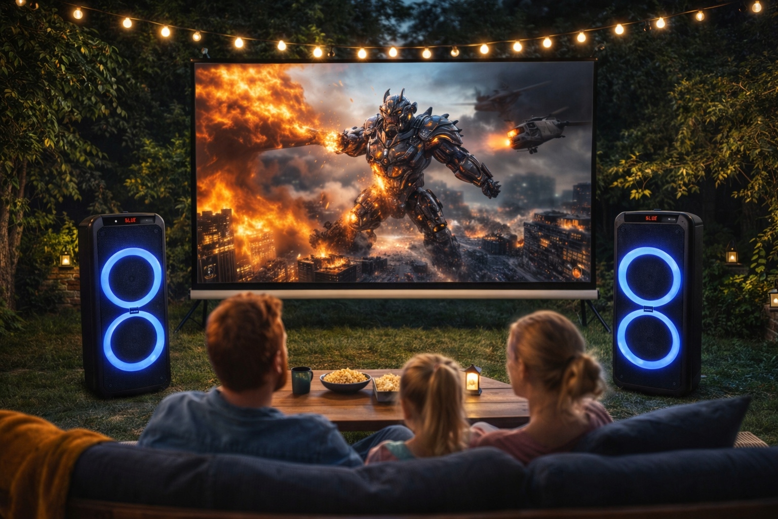 GŁOŚNIK BLUETOOTH PRZENOŚNY BEZPRZEWODOWY DUŻY MIKROFON KARAOKE 280W Model Infinity