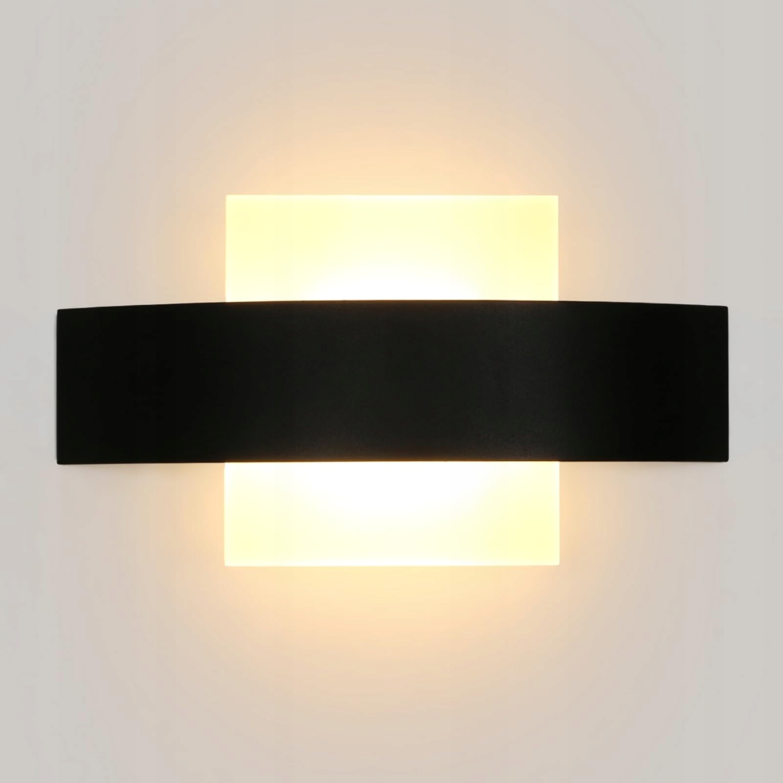 Kinkiet Scienny Lampa Led Czarny Wewnetrzny Nowoczesny 12W 3000K